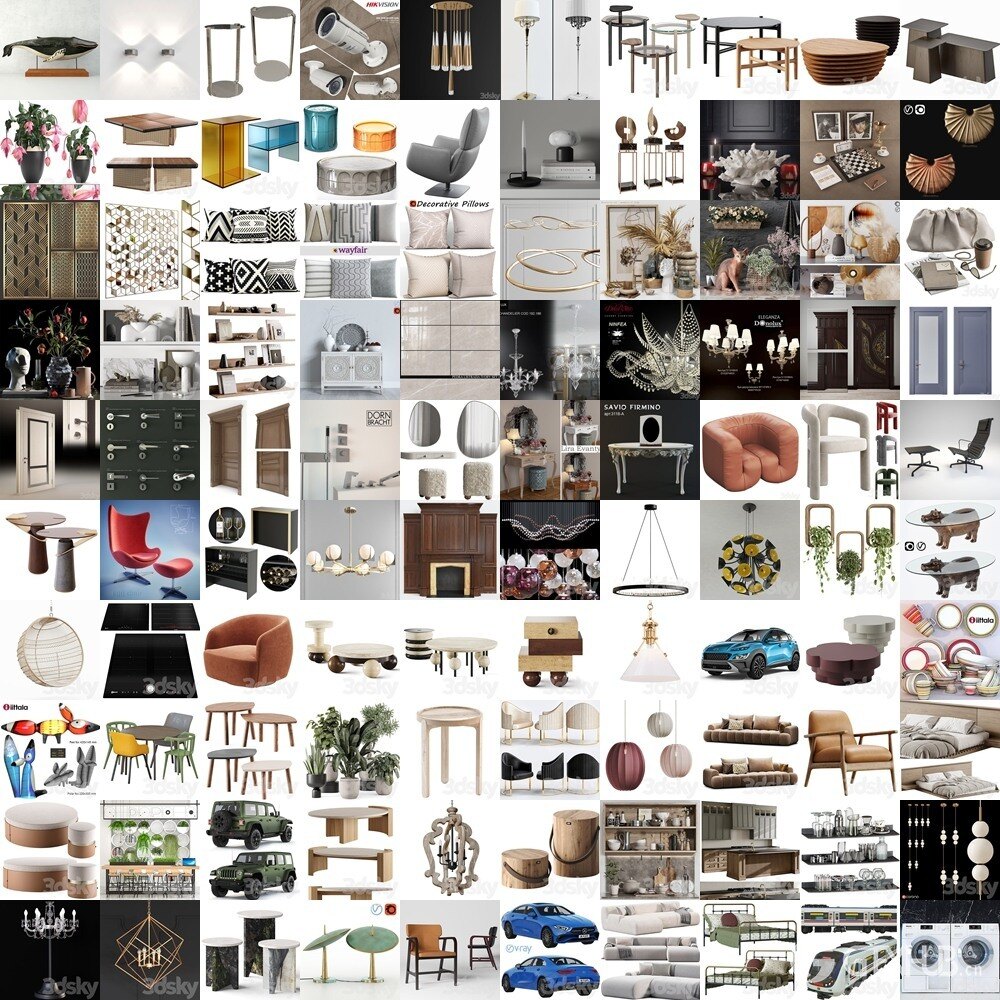 3DSky Pro 3D模型合辑2025年11月第4季