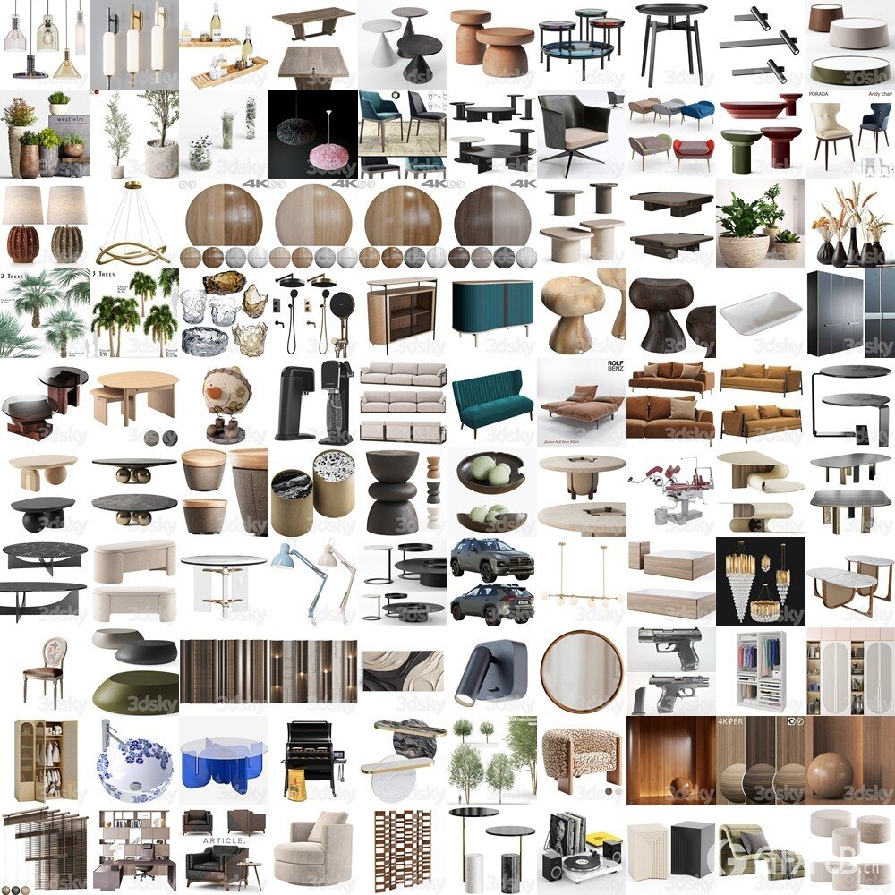 3DSky Pro 3D模型合辑2025年11月第4季