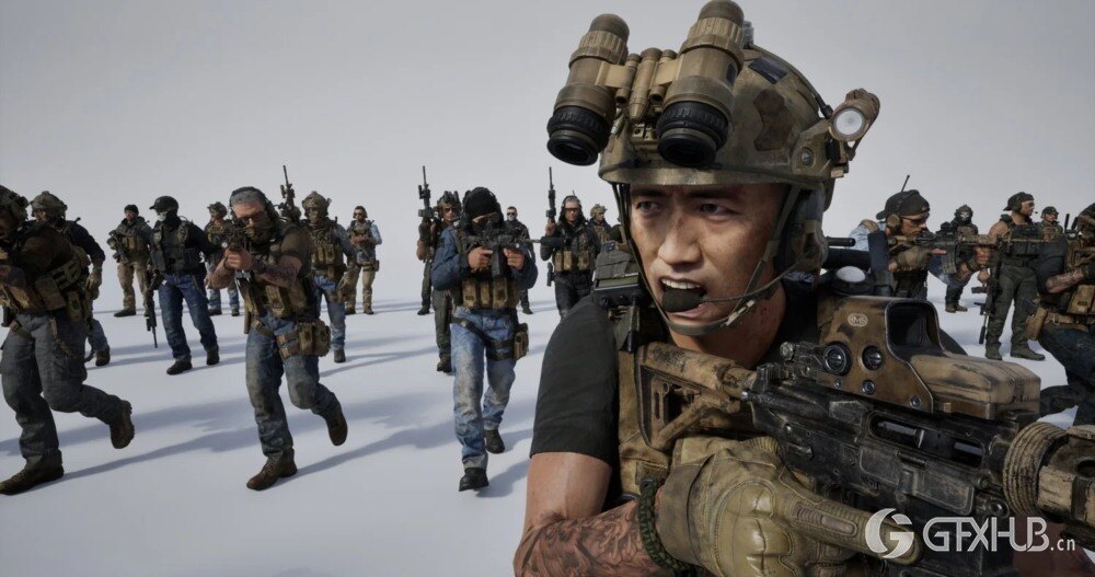 特种部队模块化英雄角色3D模型资产库 BigMediumSmall – Shadow Unit