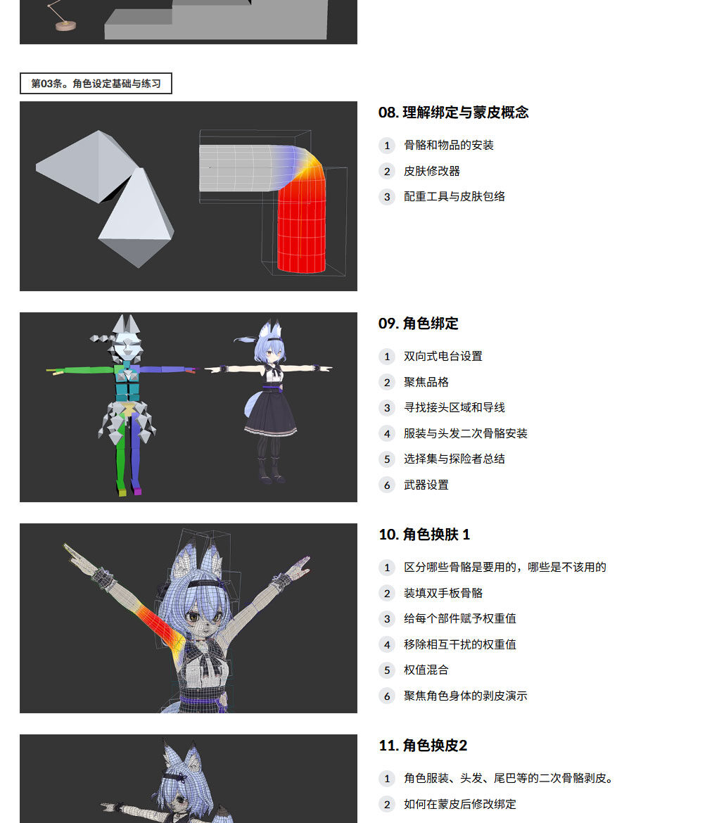 【中文字幕】3Dmax+Unity风格化游戏角色动画教程 - GFXHUB