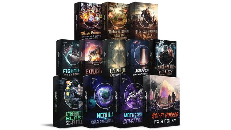 Ghosthack x Boom Library 12套全新电影和拟音效果包