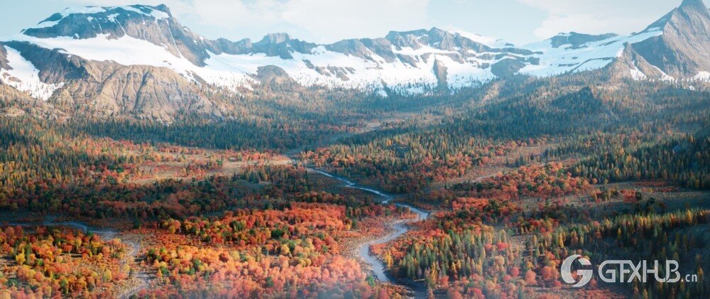 21组山脉高山地形模型 Classic Mountain Pack Full