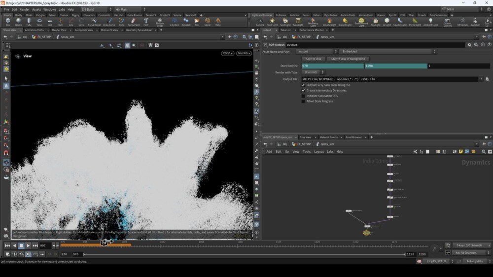 【中文字幕】Houdini 海洋特效模拟巨浪撞击货船教程 - GFXHUB