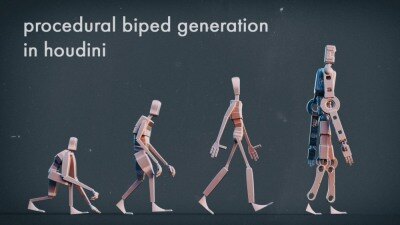 【中文字幕】Houdini 中的程序化双足生成 Procedural Biped Generation in Houdini