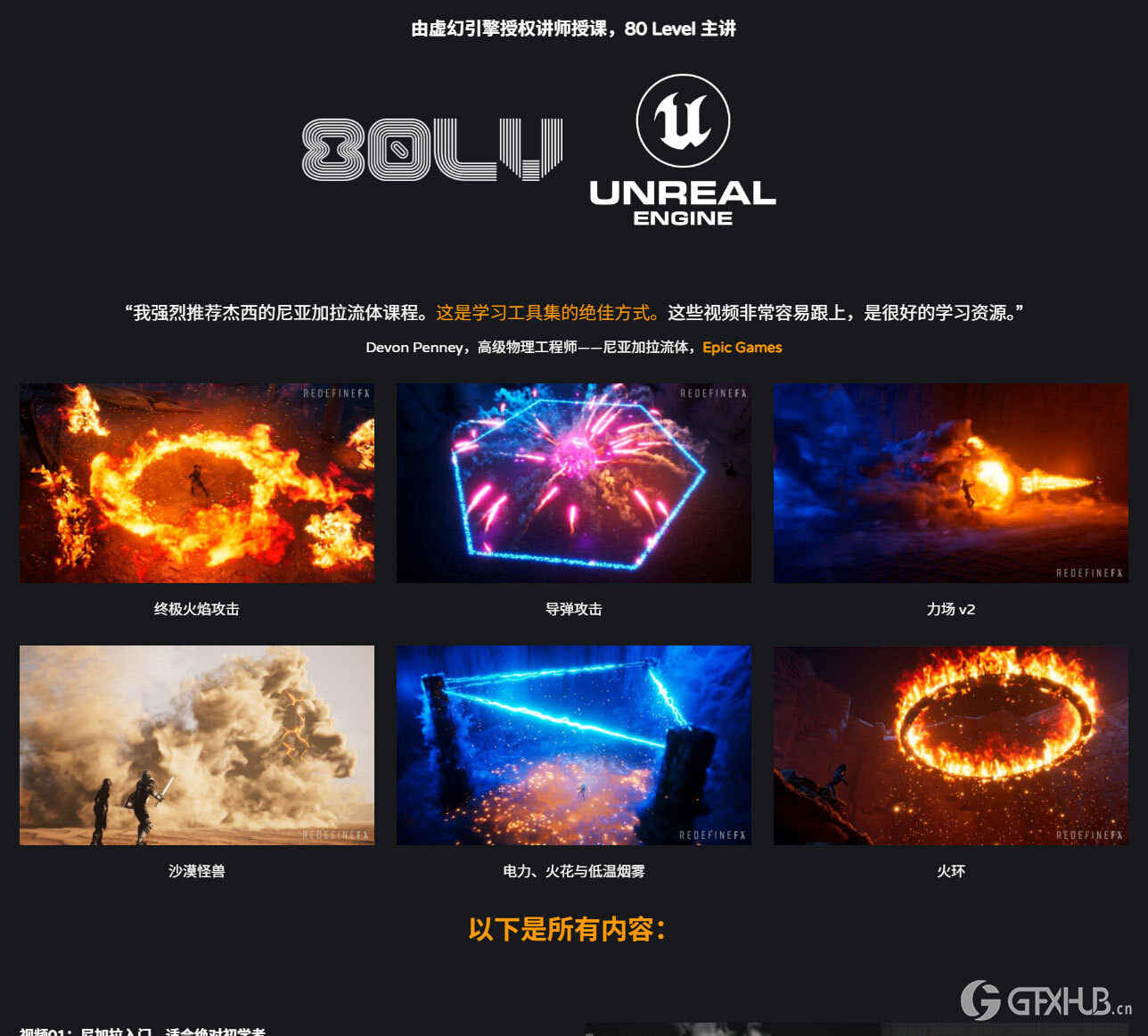 【中文字幕】虚幻引擎流体视觉特效系统创建实时体积烟雾模拟