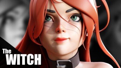 Blender 卡通女巫角色创建全过程The Witch Character Creation In Blender