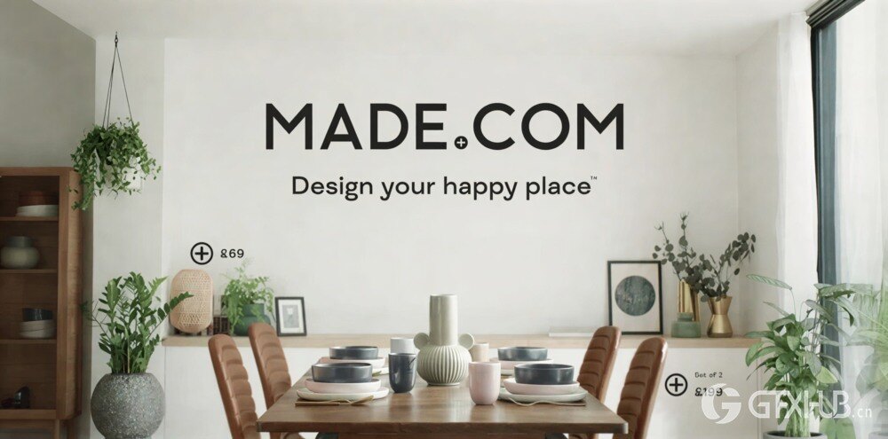 1500个家具三维模型 1500+ 3D-Models Bundle by Made.com