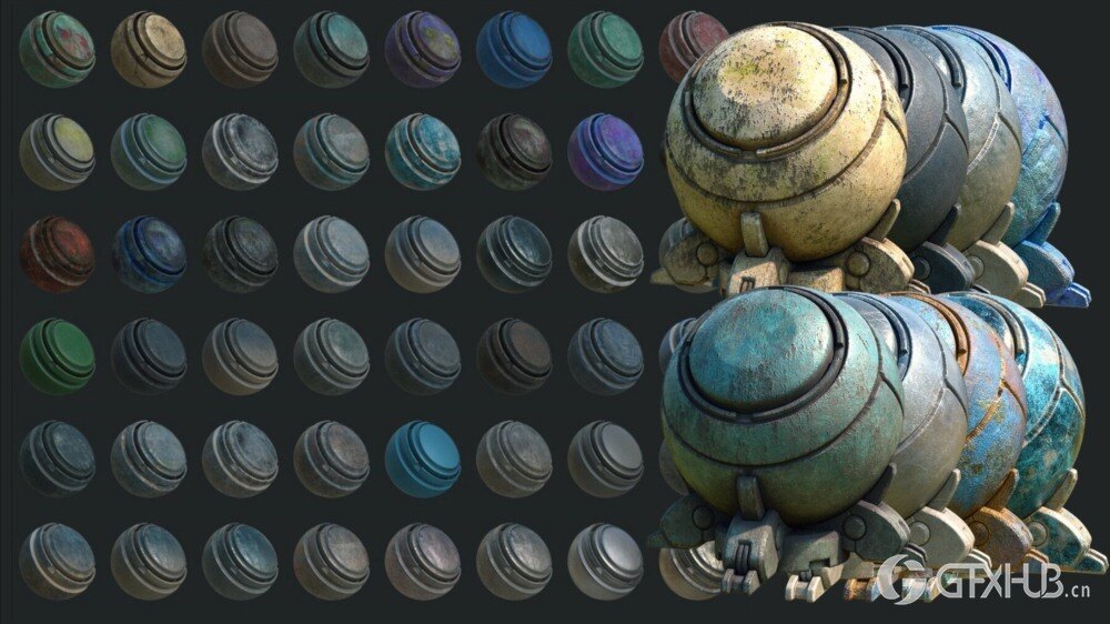 50个高品质金属智能材质套装 50 High Quality Metal Smart Material Bundle