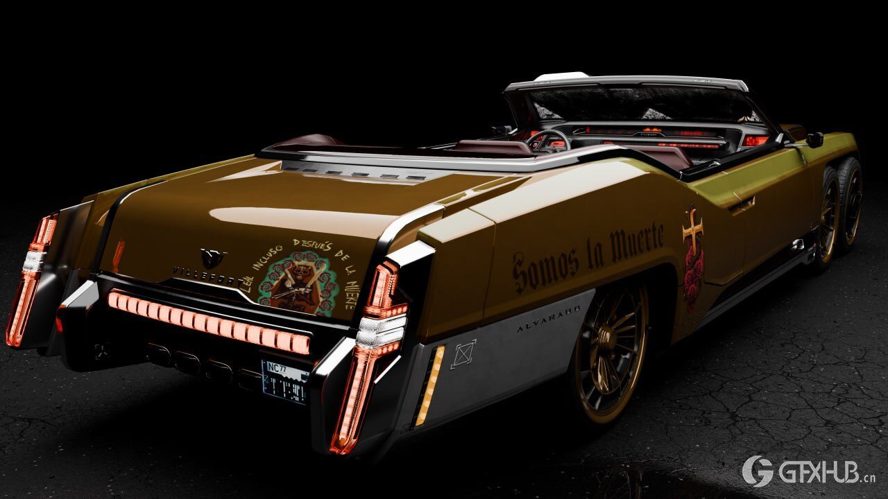 《赛博朋克2077》Blender 汽车模型合集