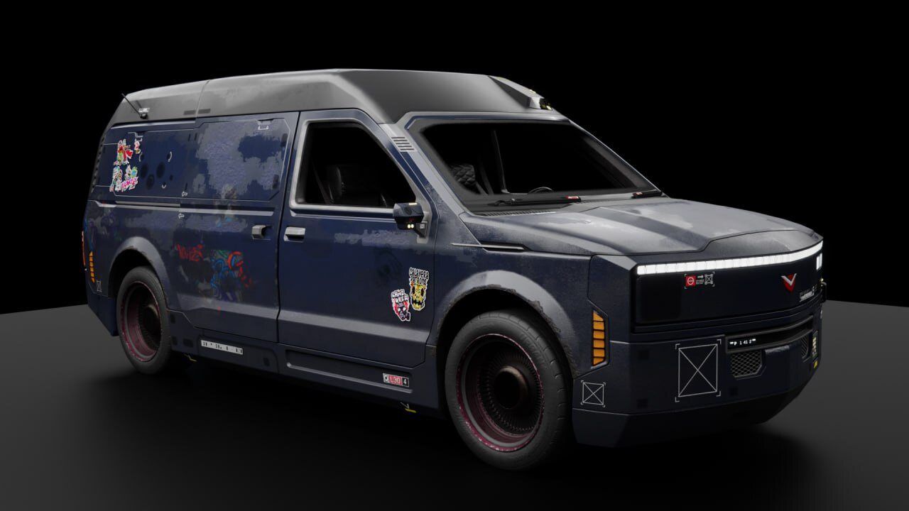 《赛博朋克2077》Blender 汽车模型合集 - GFXHUB
