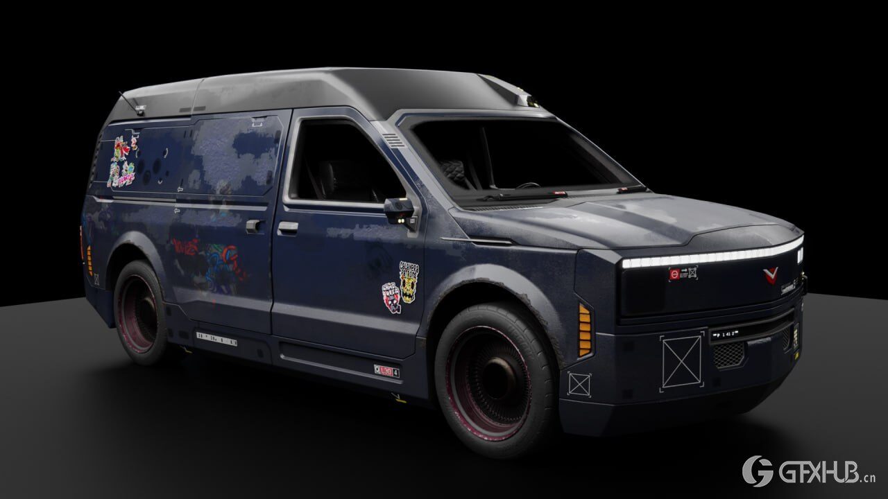 《赛博朋克2077》Blender 汽车模型合集