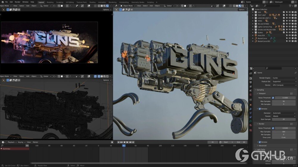 Blender 3D 片头设计入门教程 + 高级版 Introduction to Title Sequence Design