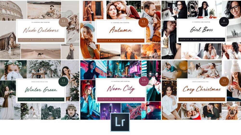 71个Lightroom预设合集套装 BUNDLE 08 Lightroom Collection