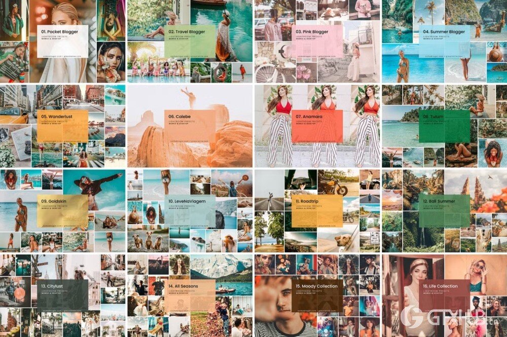 108套LR预设超级合集 HUGE Bundle Presets (108 Packs)