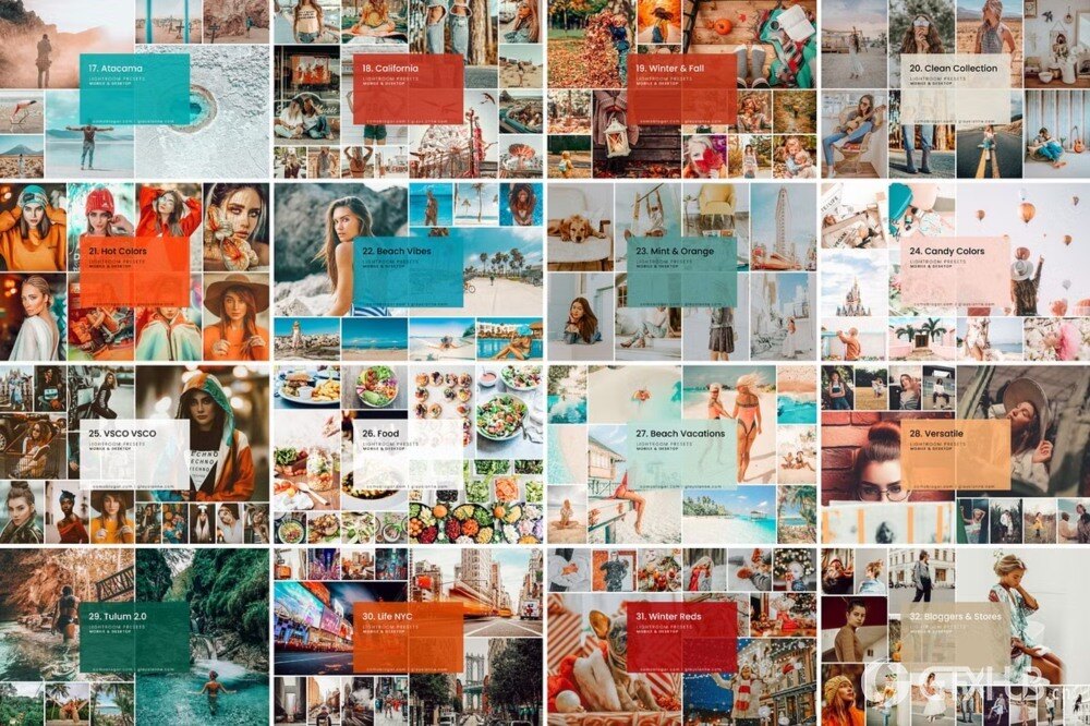 108套LR预设超级合集 HUGE Bundle Presets (108 Packs)