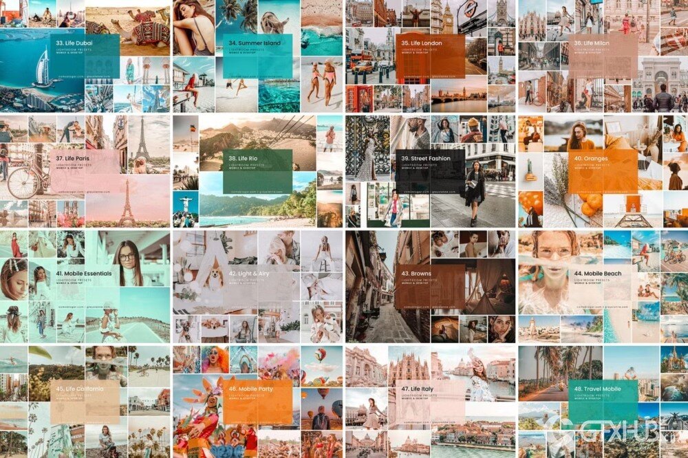 108套LR预设超级合集 HUGE Bundle Presets (108 Packs)