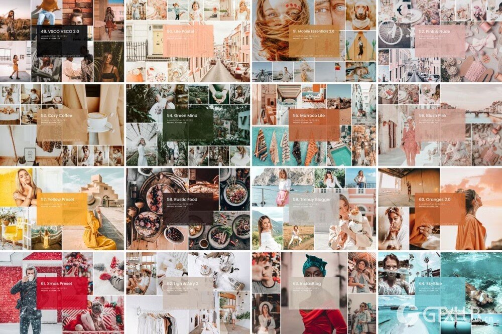 108套LR预设超级合集 HUGE Bundle Presets (108 Packs)