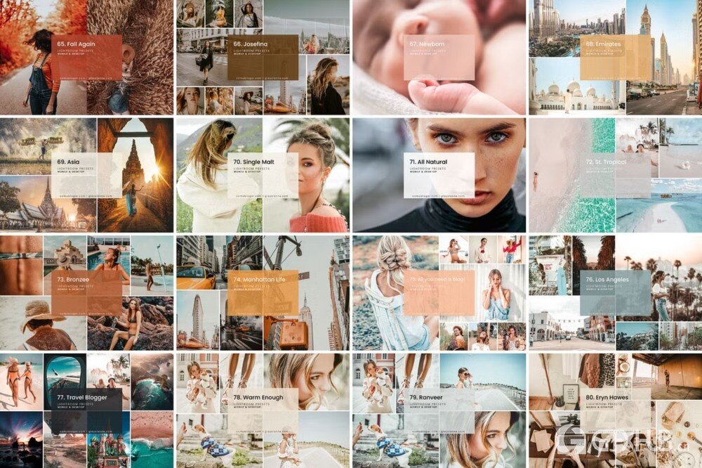 108套LR预设超级合集 HUGE Bundle Presets (108 Packs)