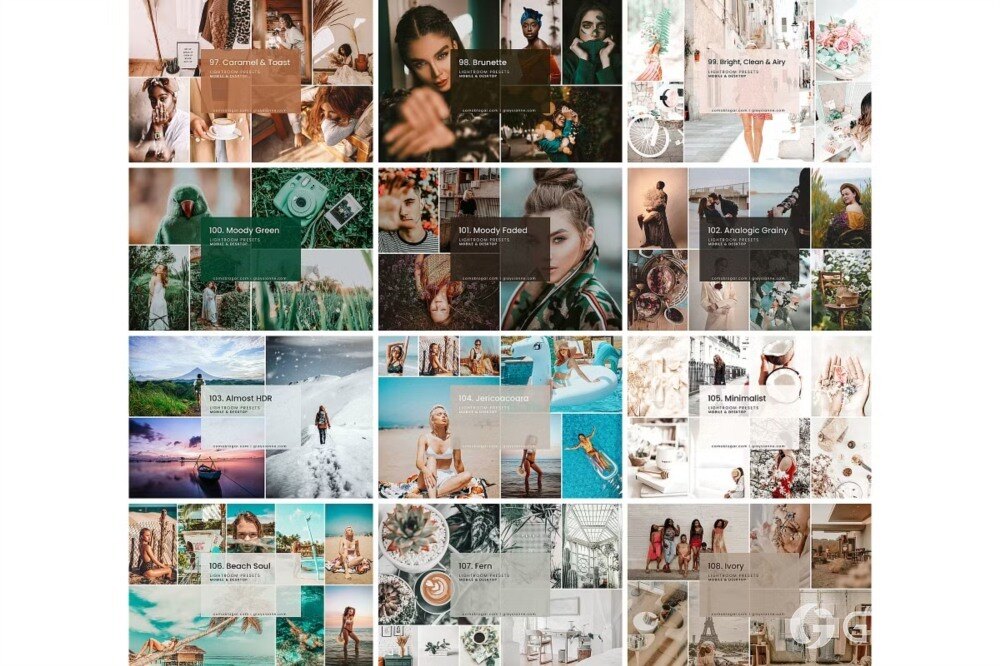 108套LR预设超级合集 HUGE Bundle Presets (108 Packs)