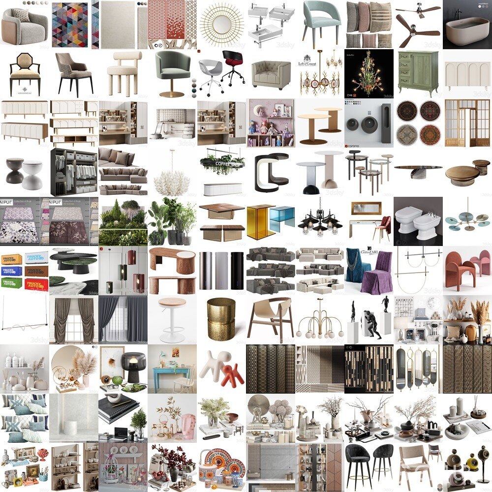 3DSky Pro 3D模型合辑2025年12月第1季