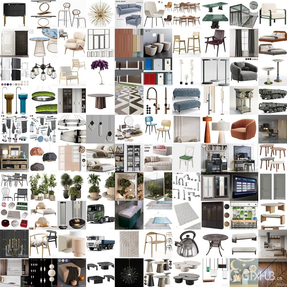 3DSky Pro 3D模型合辑2025年12月第1季