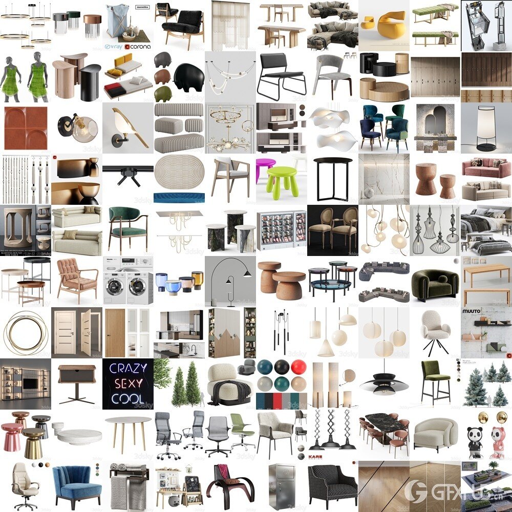 3DSky Pro 3D模型合辑2025年12月第1季