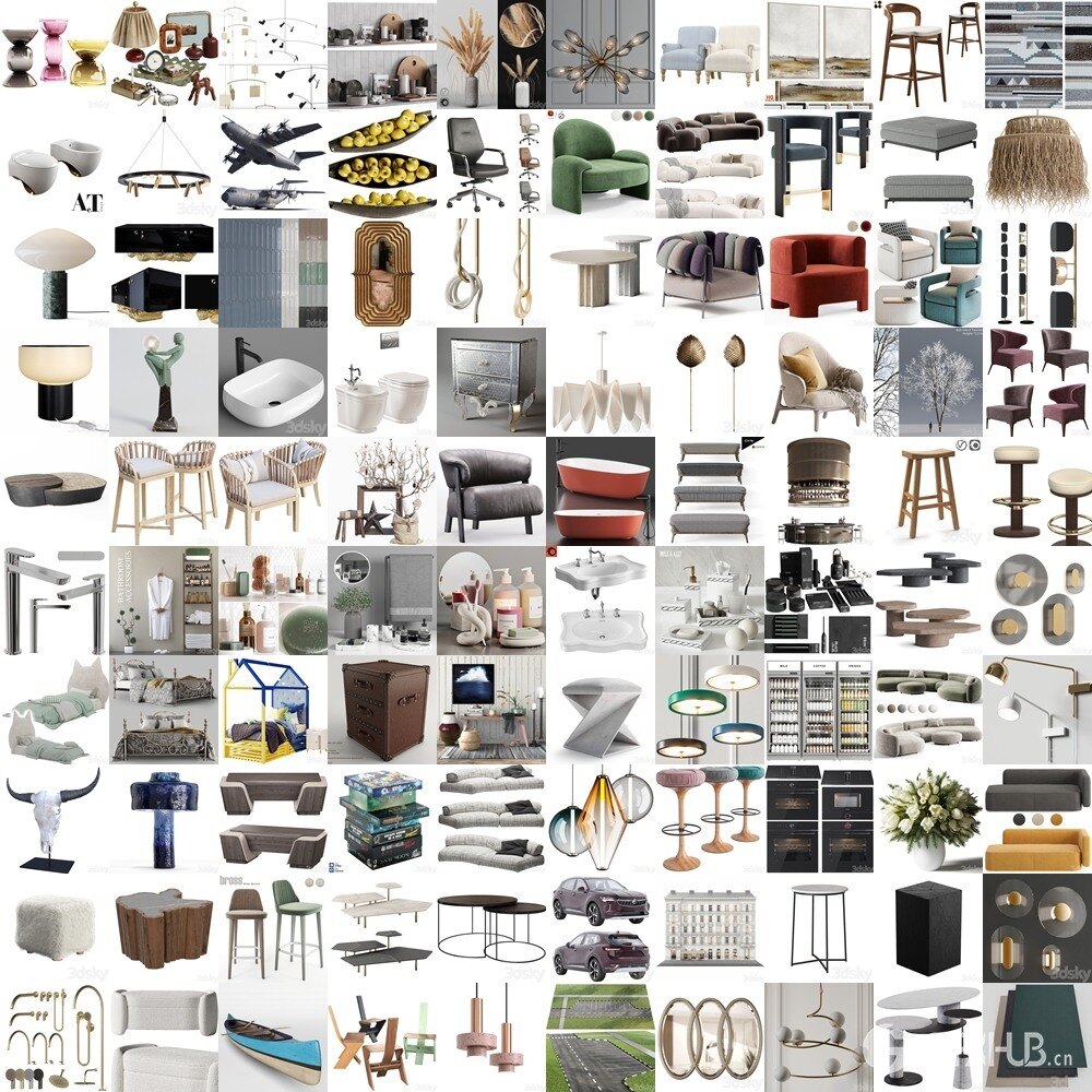 3DSky Pro 3D模型合辑2025年12月第1季