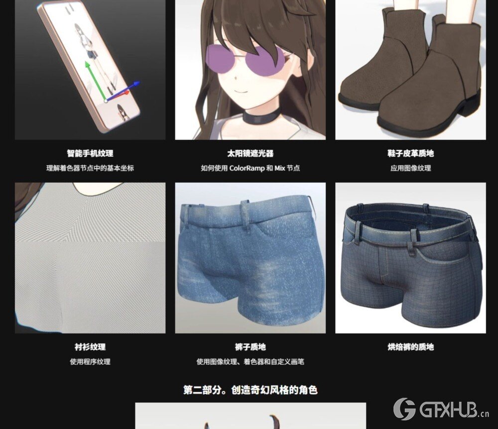 【中文字幕】Blender 着色器节点提升角色美学教程