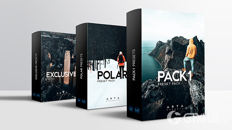 Lightroom预设包艺术风格时尚色彩和现代色彩