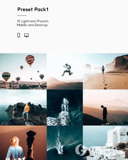 Lightroom预设包艺术风格时尚色彩和现代色彩