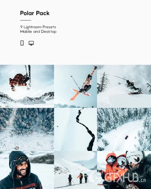 Lightroom预设包艺术风格时尚色彩和现代色彩