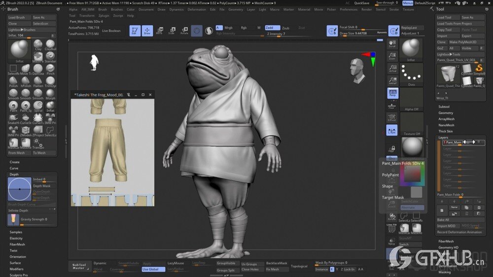 【中文字幕】学习从二维概念到三维最终渲染的完整角色创作流程
