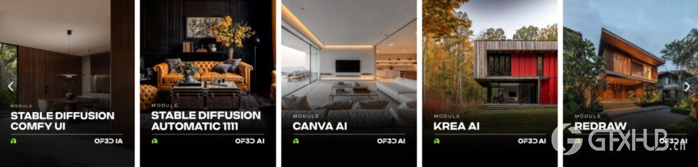 【中文字幕】建筑可视化 AI 人工智能教程 OF3D IA - AI for Archviz