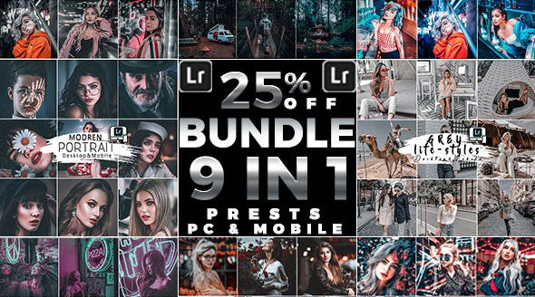 艺术收藏Lightroom预设 Artistic Collection Bundle Presets (Mobile & Desktop)