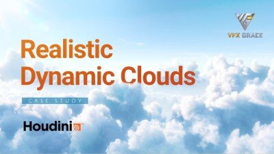 【中文字幕】Houdini 真实动态云高级模拟教程 Houdini Realistic Dynamic Clouds