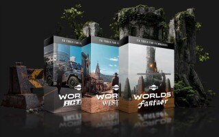 3000+专业4K奇幻西部与动作场景扩展4K遮罩素材 Worlds – 2 Set Extension Packs