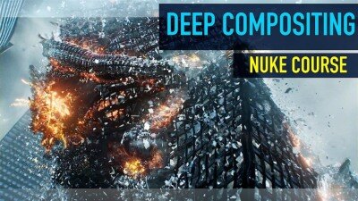 【中文字幕】Nuke 深度合成高级视频教程含素材 NK707 Deep Compositing in Nuke