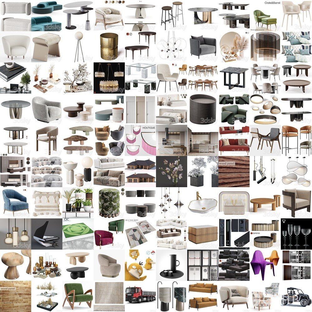 3DSky Pro 3D模型合辑2025年12月第2季