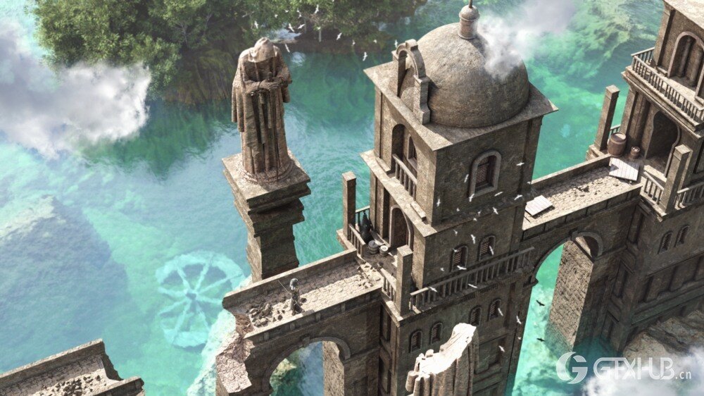 Blender 模块化古代建筑资源包 ChuckCG Modular Ancient Architecture Asset Pack