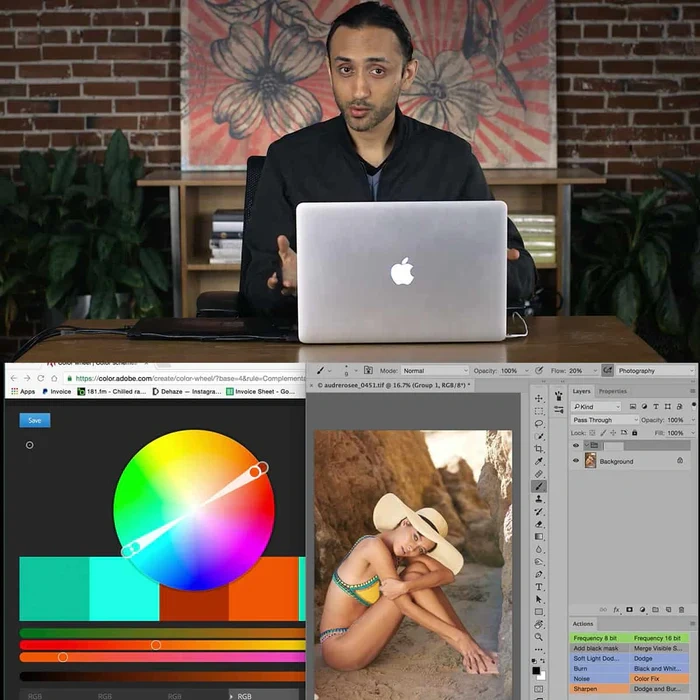 【中文字幕】肖像与头像修图教程 Beauty and Portrait Retouching with Pratik Naik - GFXHUB