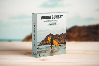 温暖金色电影 Lightroom 预设包 Warm Golden Cinematic Lightroom Presets Pack