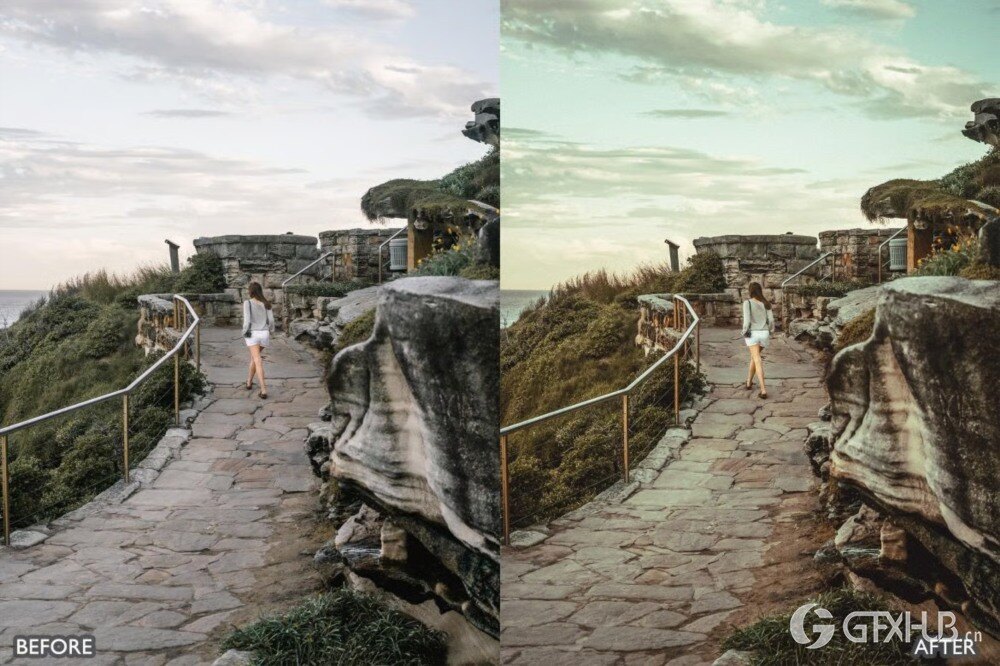 温暖金色电影 Lightroom 预设包 Warm Golden Cinematic Lightroom Presets Pack