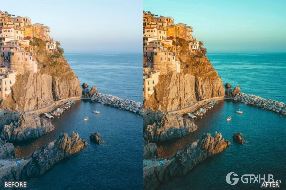 温暖金色电影 Lightroom 预设包 Warm Golden Cinematic Lightroom Presets Pack