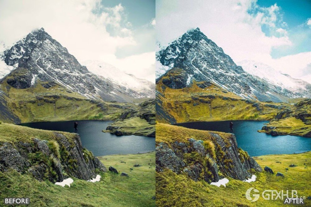 电影景观 Lightroom 预设包 Cinematic Landscape Lightroom Presets Pack