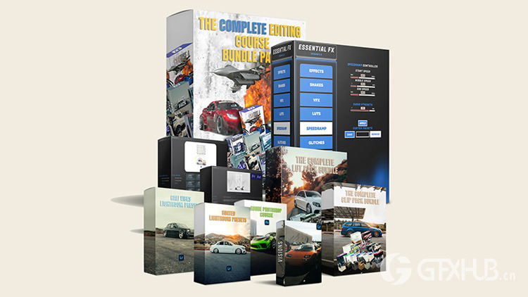 【中文字幕】AE+PR 视频剪辑课程套装 The Complete Video Editing Bundle Pack