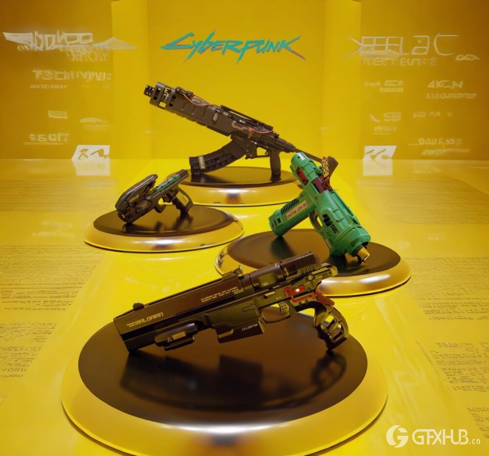 《赛博朋克2077》武器包 + 边缘跑者DLC武器