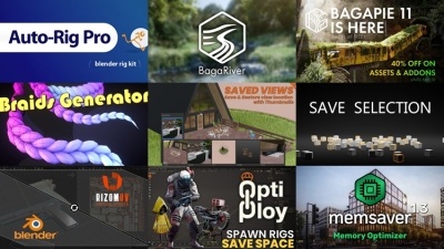 【2025年第12季】Blender 插件合集 2025.12 | 30个专业级插件包 · 1.8GB