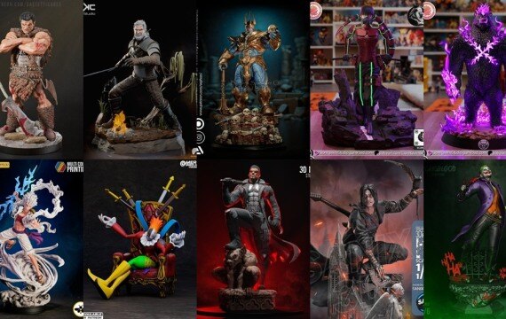 【2025精选】3D打印角色模型合集 Vol.3 | 100个高精度角色模型 · 108GB - GFXHUB