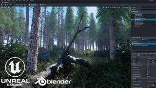Unreal Engine 5 环境艺术大师课：景观 PCG 程序化景观环境全流程教学