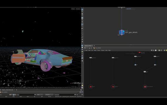 Houdini 汽车破坏特效终极教程： 从高模到完整破坏模拟全流程 - GFXHUB